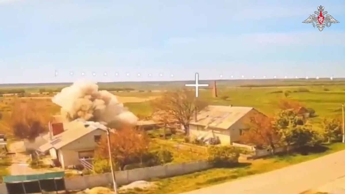 Кадры освобождения подразделениями группировки войск «Восток» населенного пункта Зеленая Диброва в Запорожской области