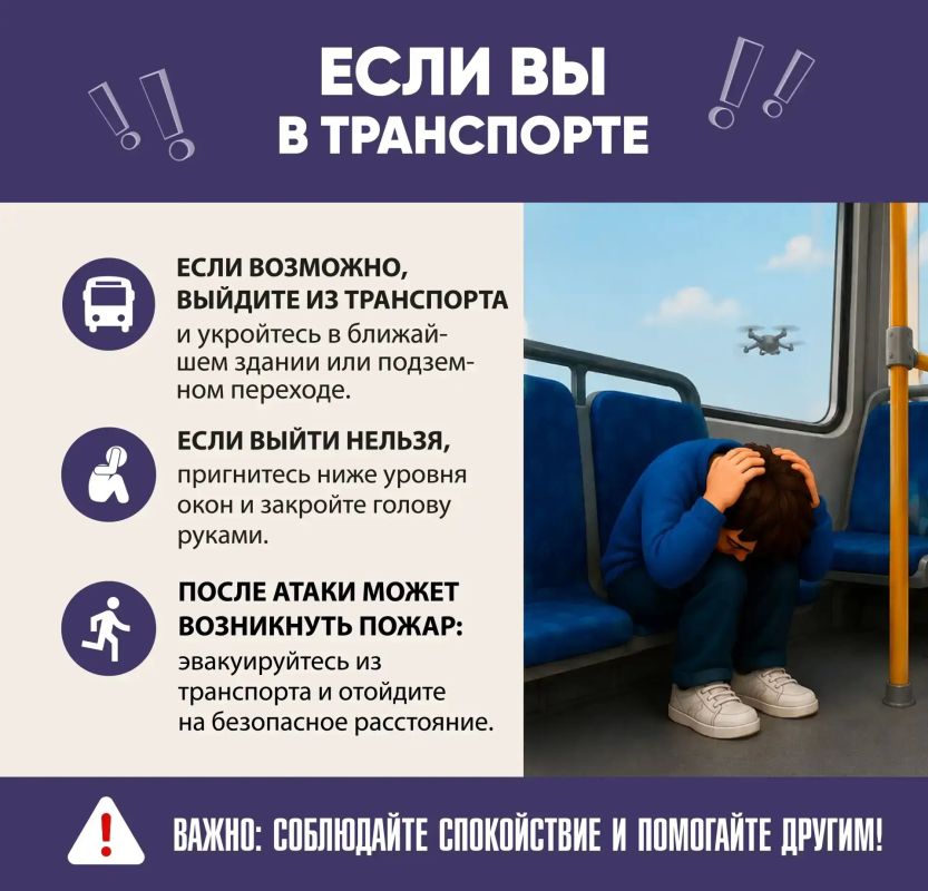 Правила поведения при атаке БПЛА Правила поведения при атаке БПЛА