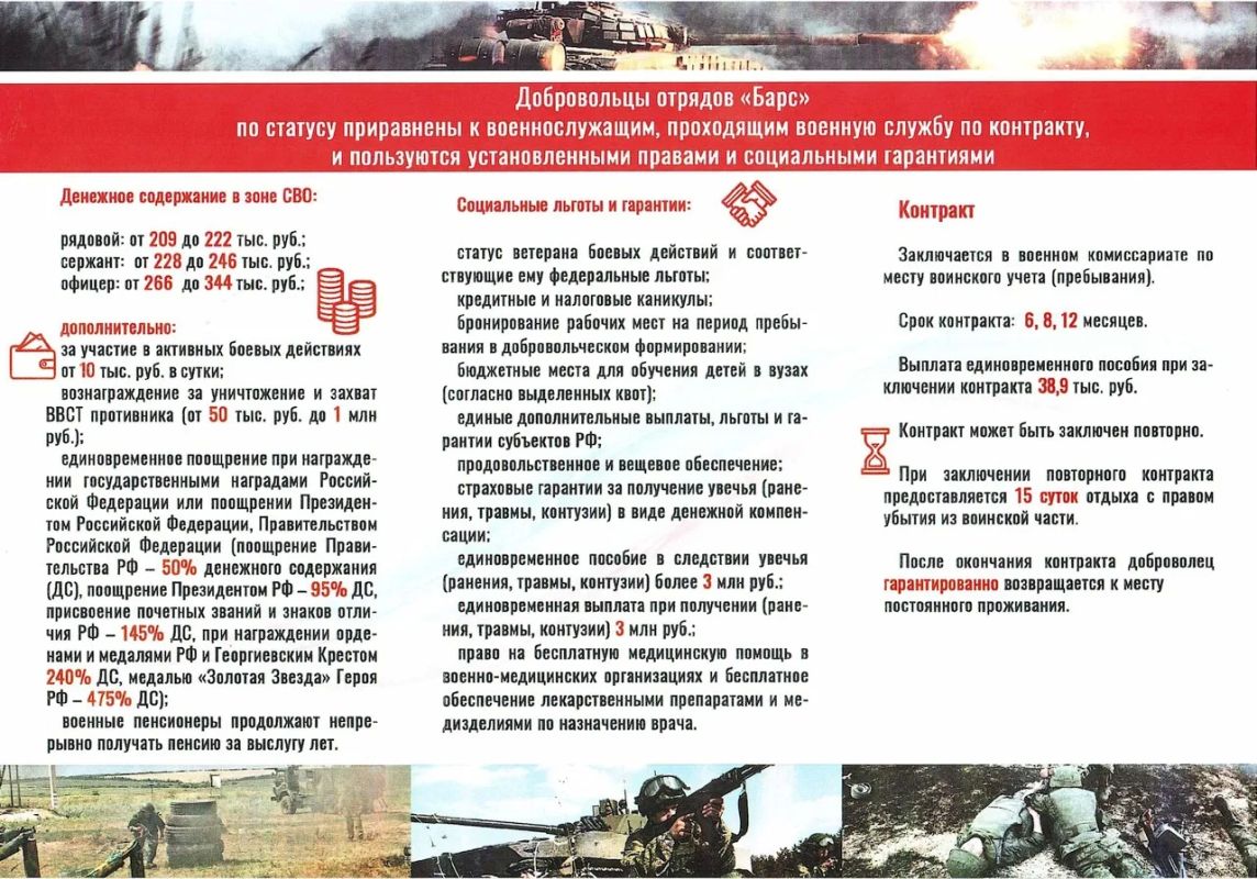 Военным комиссариатом Запорожской области проводится набор граждан в добровольческий отряд «БАРС-Запорожье» Военным комиссариатом Запорожской области проводится набор граждан в добровольческий отряд «БАРС-Запорожье»