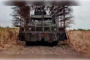 Бронемашины ВСУ "Козак" и "Хамви" уничтожены в Запорожской области