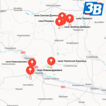 Семь населенных пунктов Запорожской области перешли под контроль ВС РФ с начала месяца