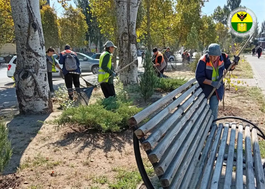 В Мелитополе навели порядок на проспектах В Мелитополе навели порядок на проспектах