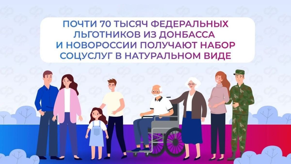 Соцфонд обеспечивает набором соцуслуг людей льготных категорий в новых регионах