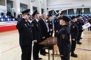 Начальник Крымского ЛУ МВД России на транспорте принял участие в церемонии приведения курсантов к Присяге сотрудника органов внутренних дел