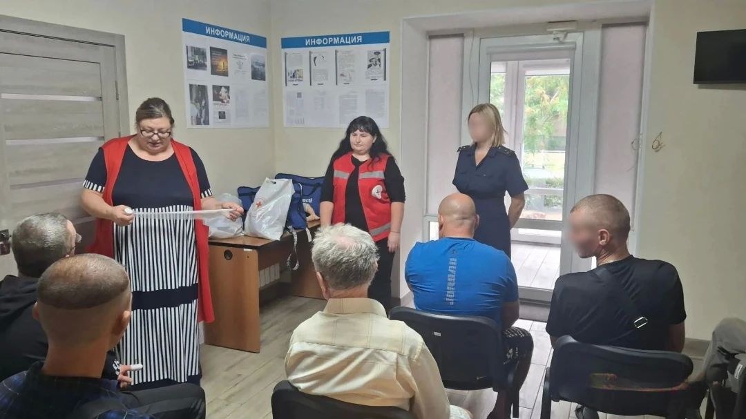 В Запорожской области для осужденных без изоляции от общества провели практикум по первой медицинской помощи