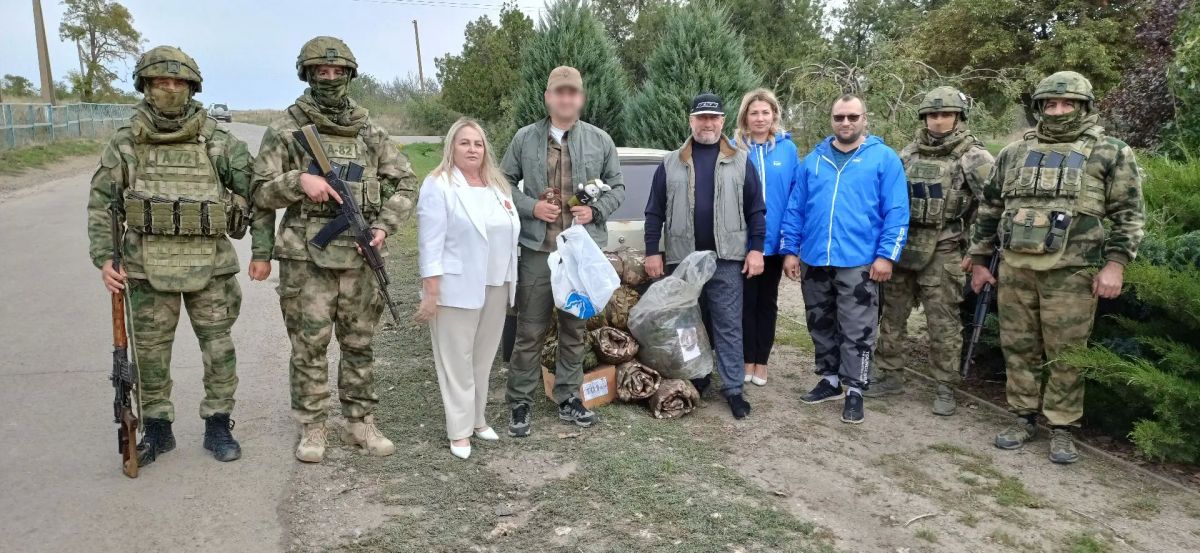 Защита для наших героев: партийцы «Единой России» передали маскировочные сети бойцам на Запорожском направлении