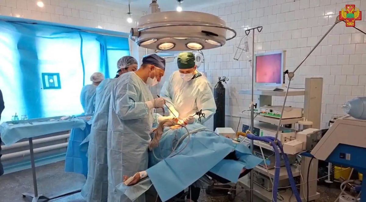Лапароскопическую операцию провели в Токмаке