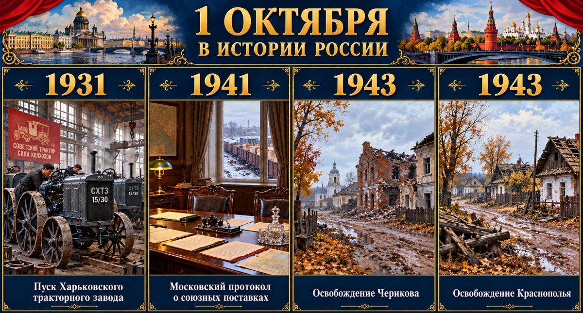 1 октября в истории России 1 октября в истории России