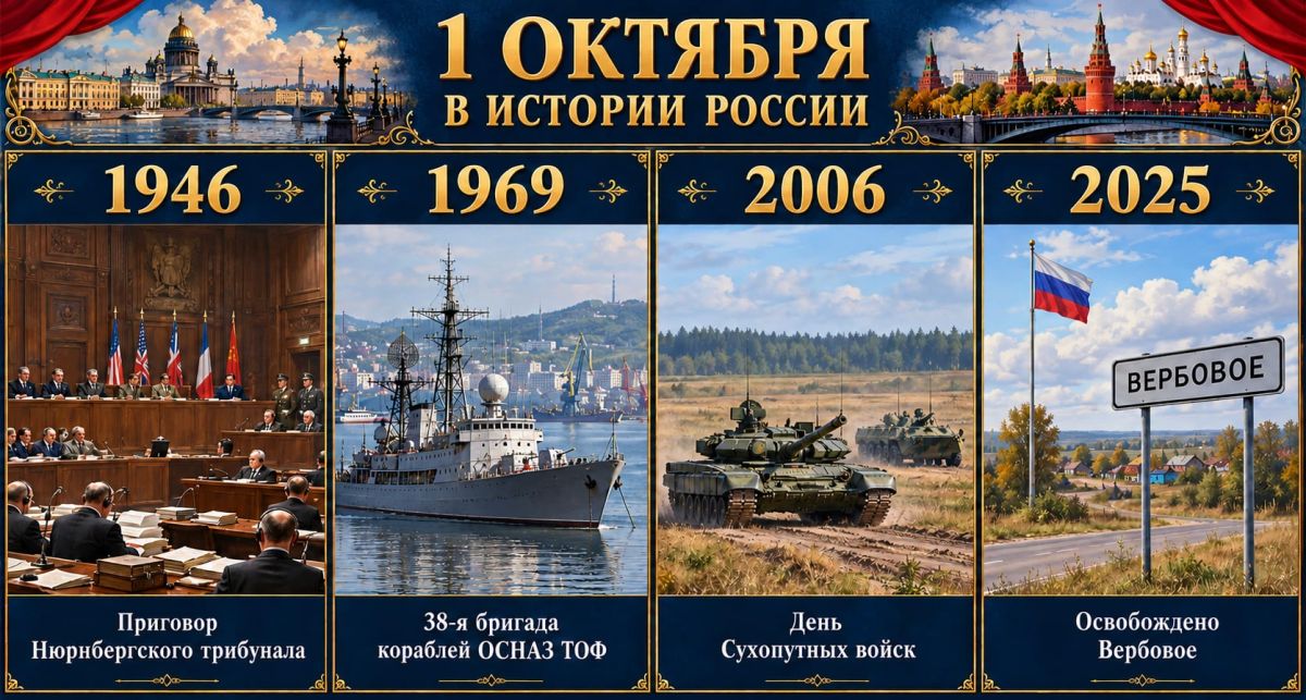 1 октября в истории России 1 октября в истории России