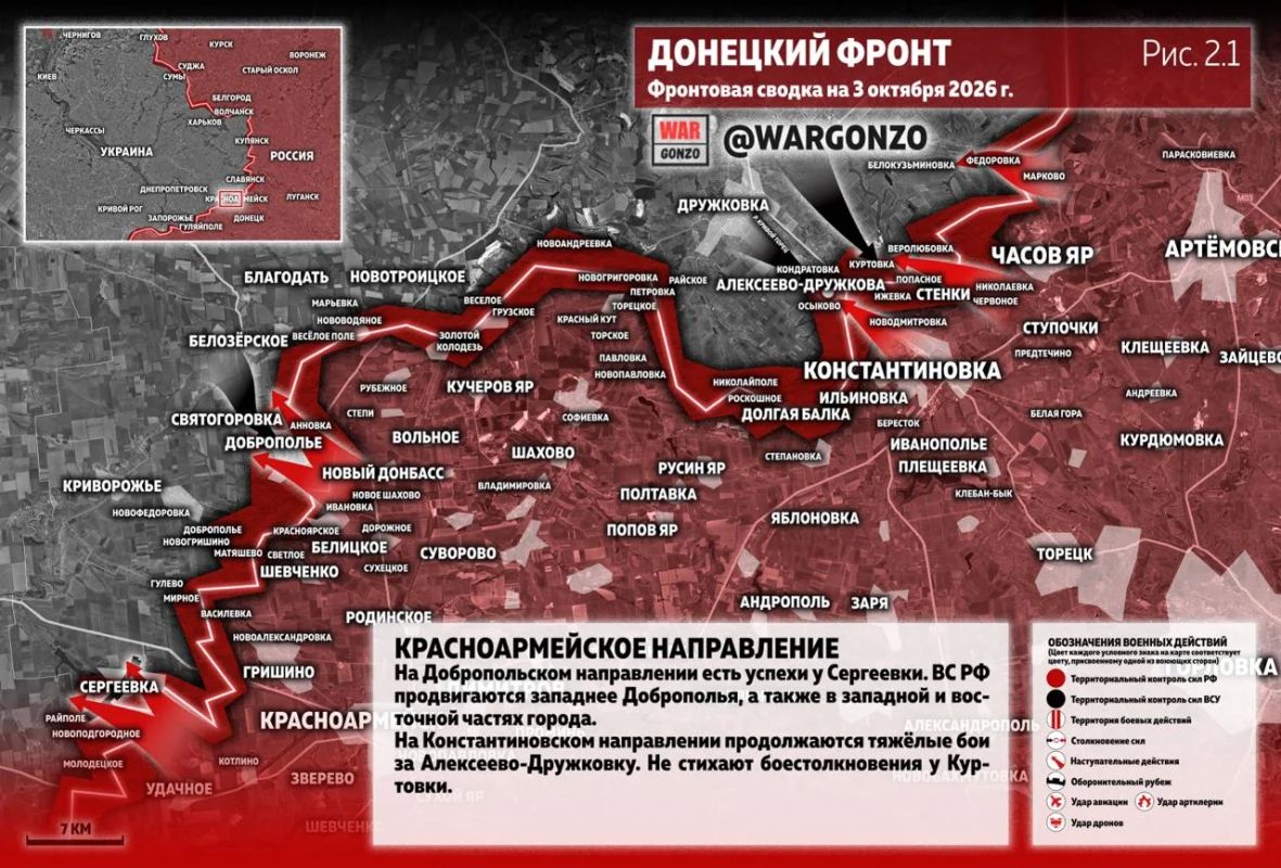 WarGonzo: Фронтовая сводка на утро 03.10.26 WarGonzo: Фронтовая сводка на утро 03.10.26