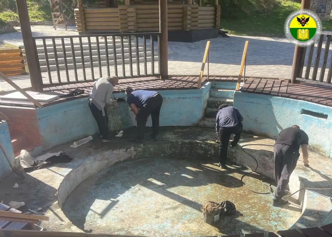 В Терпенье приводят в порядок источники