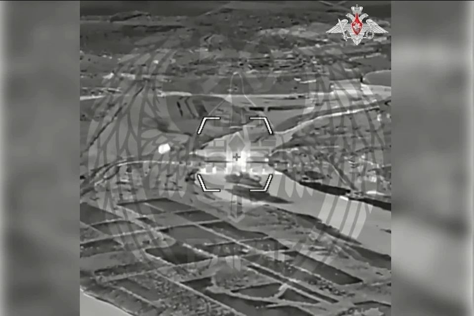 Вантовый мост поразили ВКС управляемыми бомбами в Запорожской области