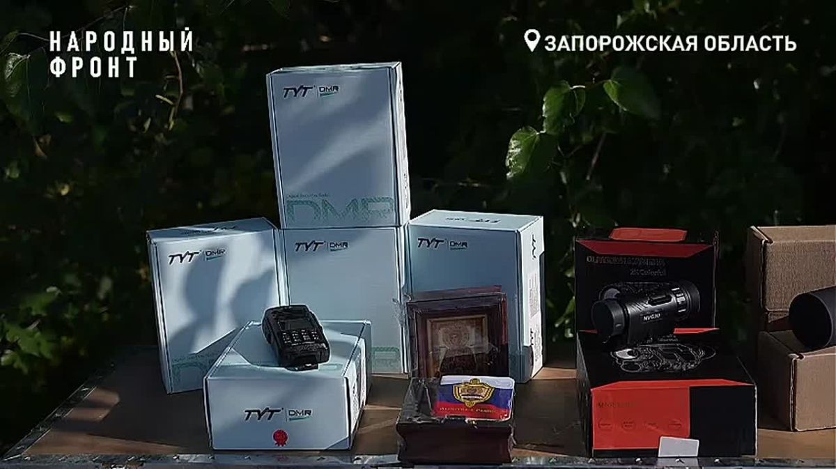 Мотоцикл, масксети и приборы ночного видения: полк РХБЗ получил необходимое оборудование от Народного фронта