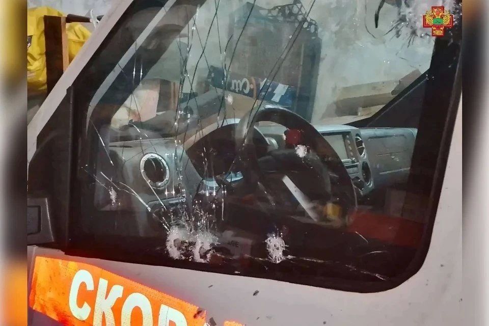 В Запорожской области дрон ВСУ ударил по скорой помощи, приехавшей к раненому