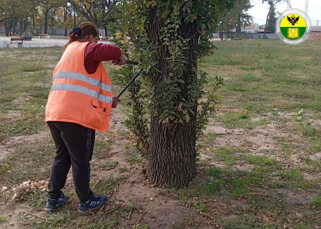 В Мелитополе продолжаются работы по благоустройству общественных территорий В Мелитополе продолжаются работы по благоустройству общественных территорий