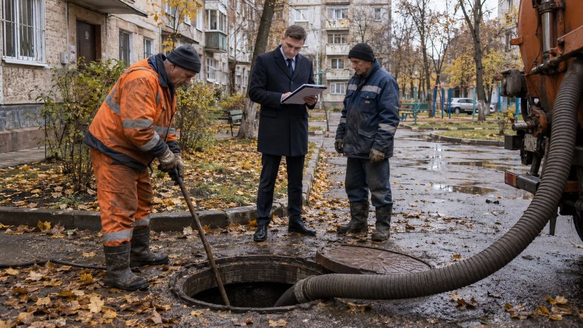 В Приморске наказали виновных в загрязнении почвы у многоквартирного дома