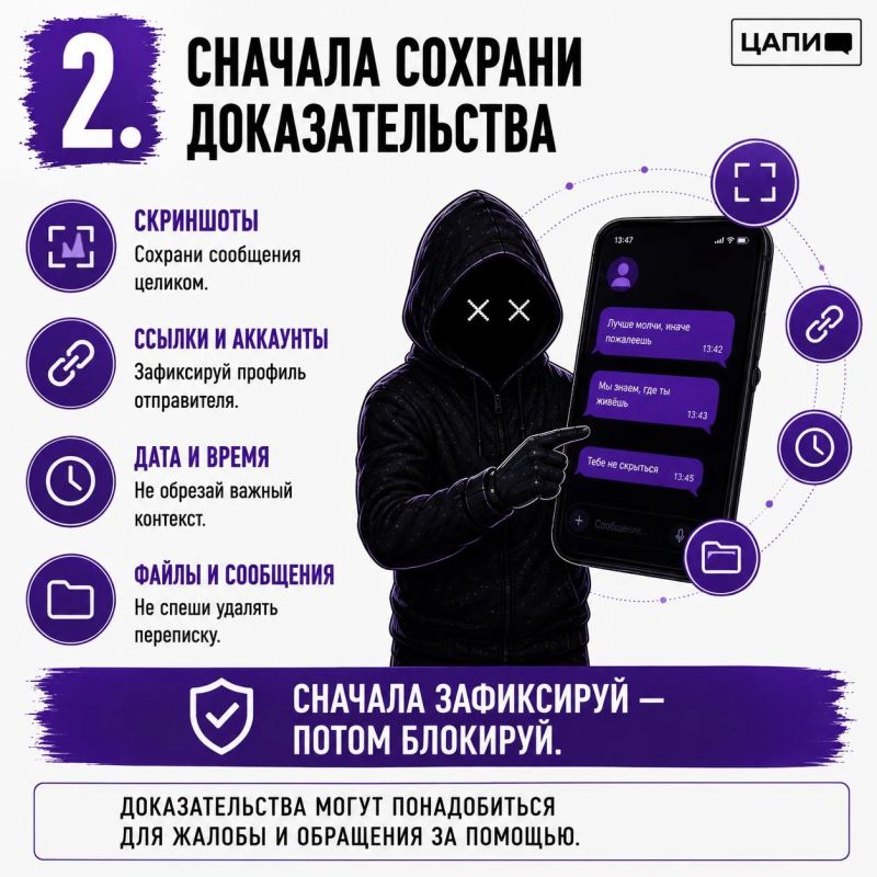 Угрозы в интернете — не повод для молчания! Угрозы в интернете — не повод для молчания!