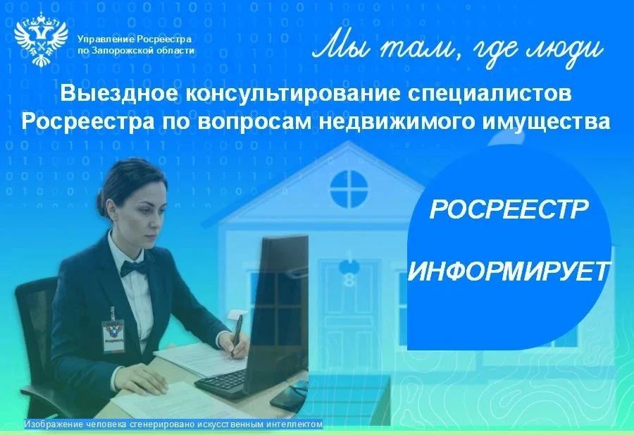 Сотрудники Управления Росреестра по Запорожской области продолжают практику выездных приемов граждан