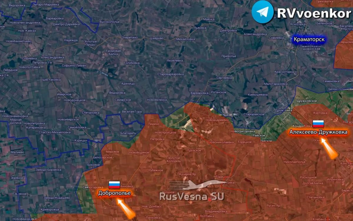 Освобождены Алексеево-Дружковка и Доброполье в ДНР, — Доклад Герасимова Путину