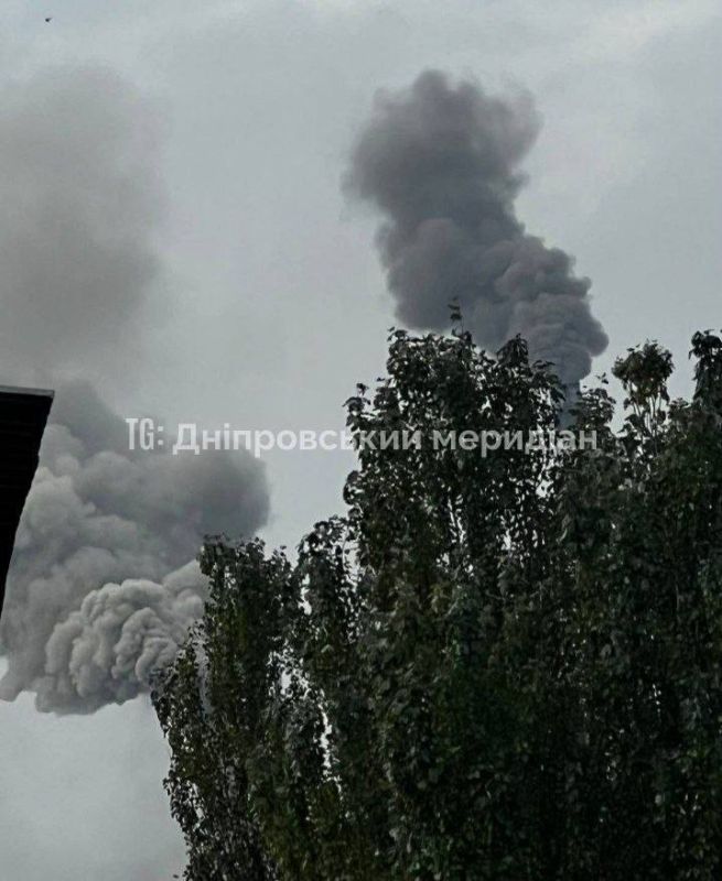 Сообщается об ударе по объекту в Днепропетровске