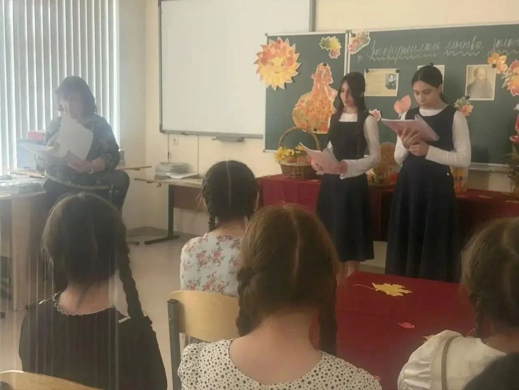Школьники Владикавказа и Черниговского района встретились на литературном вечере