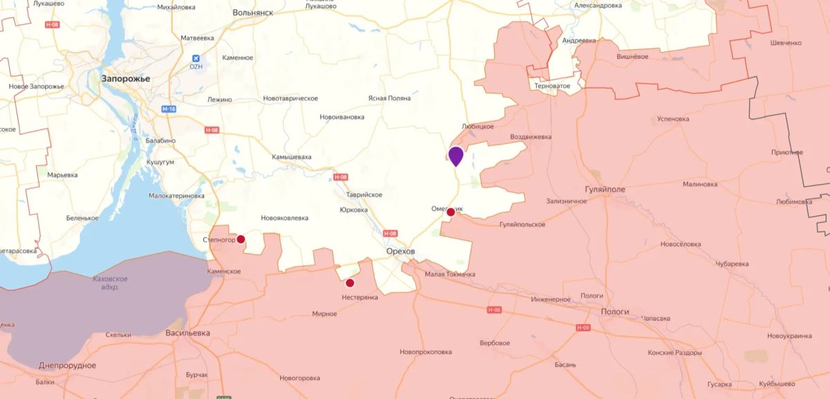 Министерство обороны России сообщает об освобождении населённых пунктов Червоный Яр и Юльевка Запорожской области