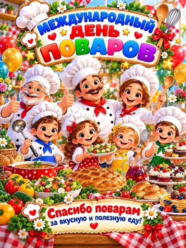 «Знает точно детвора: кормят вкусно повара!» — в «Жемчужинке» поздравили любимого повара