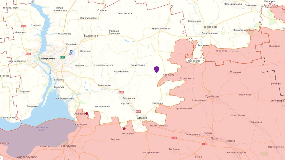 Минобороны России сообщает об освобождении населённого пункта Мировка Запорожской области