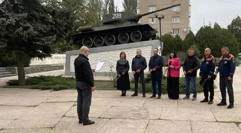 В Токмаке отметили 83-ю годовщину освобождения района от немецко-фашистских захватчиков