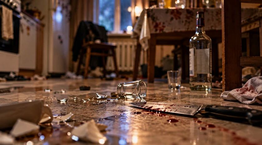 Радивоновские страсти. В Запорожской области женщина набросилась с ножом на возлюбленного