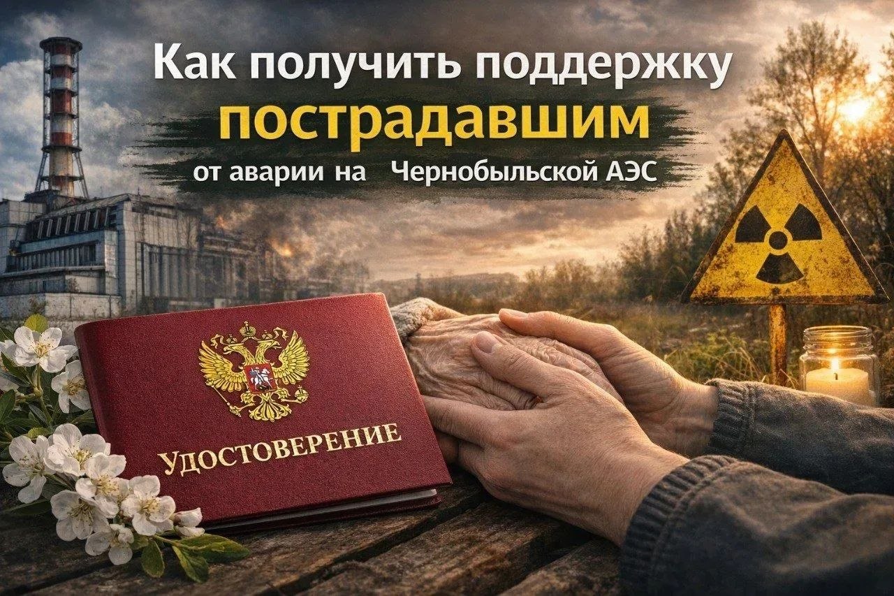 Как получить поддержку пострадавшим от аварии на Чернобыльской АЭС