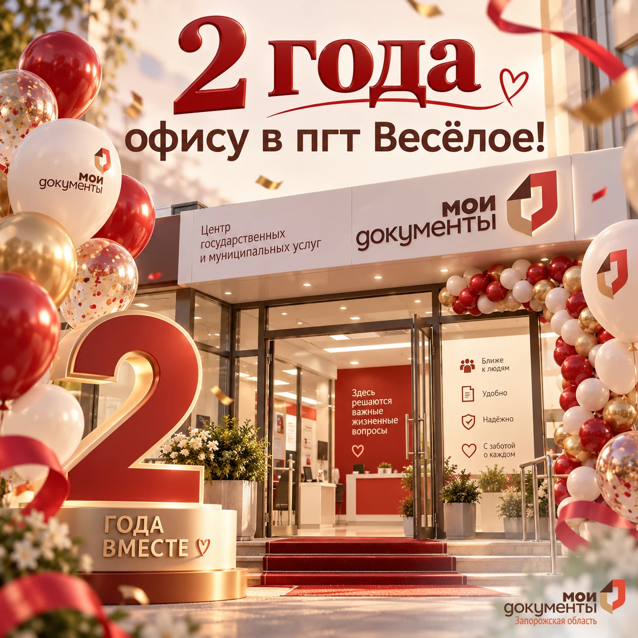 2 года офису в пгт Весёлое